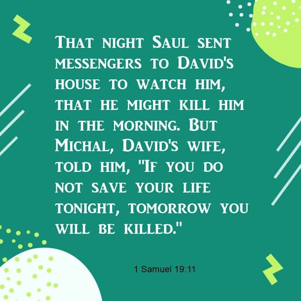 1 Samuel 19:11