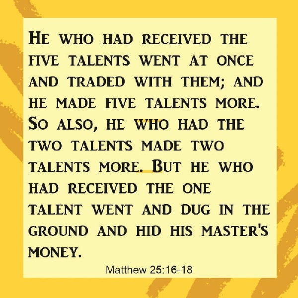 Mateus 25:16-18