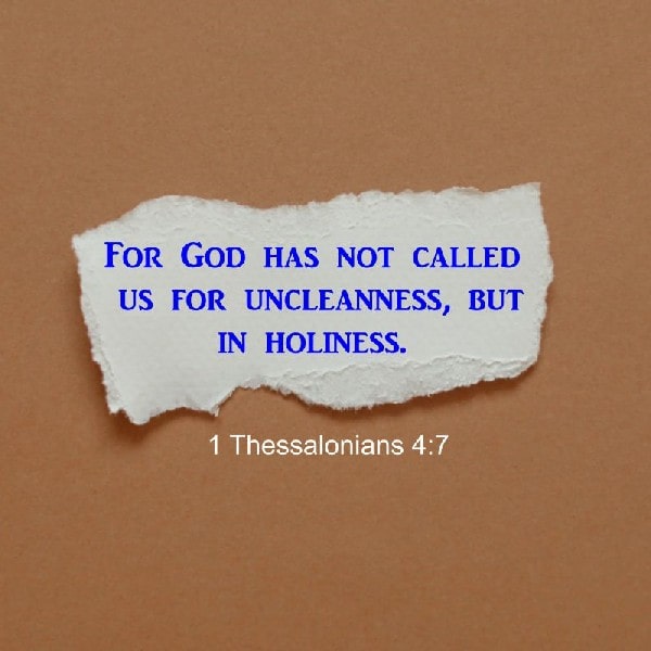 1 Thessalonians 4:7