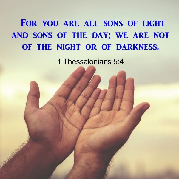 1 Thessalonians 5:4