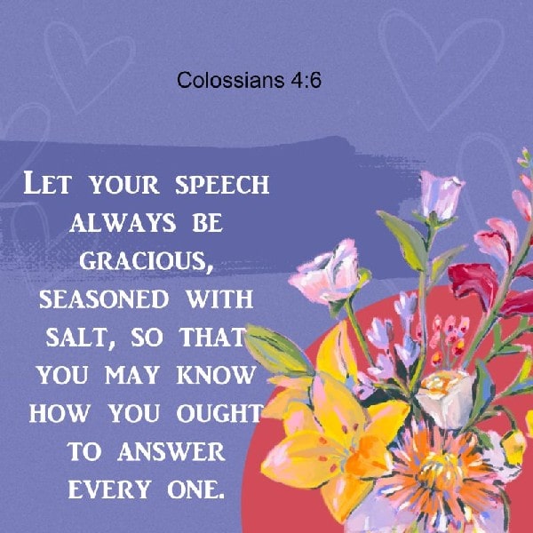 Colossians 4:6