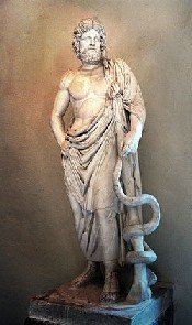 The god Asclepius